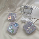 Estuche para lentes de contacto de color láser Like Fish